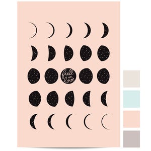 Image of NEW ! Affichette Lune
