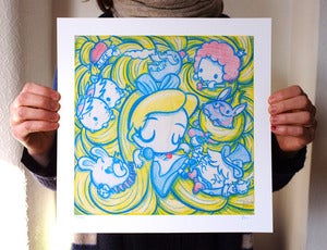 Image of Alice Entangled 12"x12" Print