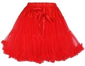Image of  Vintage 50s Style Fluffy Petticoat Red 17"