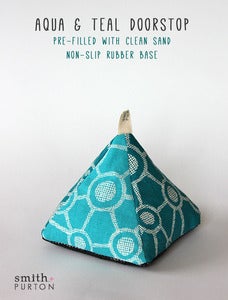 Image of Door stop screen printed hemp/organic cotton
