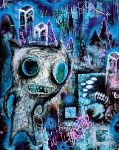 Image of Bump in the Night - PRINT - 8-1/2" x 11" 
