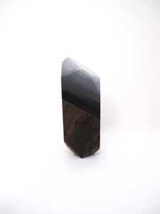 Image of Black Gradient Walnut Wood Geo