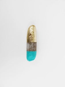 Image of Teal & Gold Driftwood
