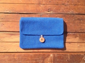 Image of Oh So Hollywood Clutch in Pacific Blue