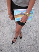 Image of Outrange Holographic Clutch