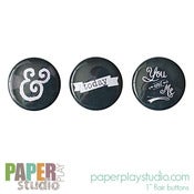 Image of Chalk It Up - Set of 3 flair buttons