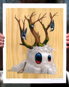 Image of Large "Oog" giclee print