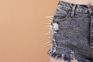 Image of Born To Die Spiked Shorts