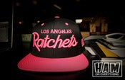 Image of LA RATCHETS SNAPBACK (pink/black)