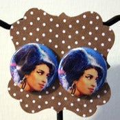Image of Amy Whinehouse Stud Earrings