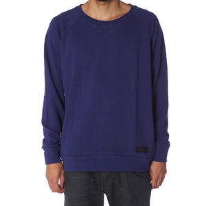 Image of BASIC TWO TONE SWEAT | NAVY 