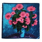 Image of Vintage Style Floral Square Scarf