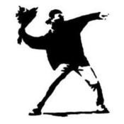 Image of BANKSY'S FLOWER T-SHIRT