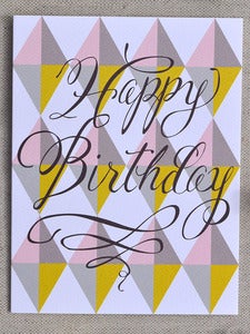 Image of Neo Geo "Happy Birthday" Note Card