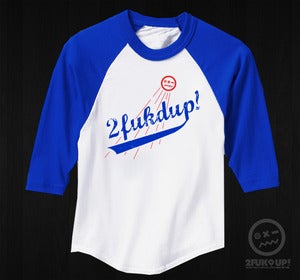 Image of 2FU! x LA Dodgers Raglan