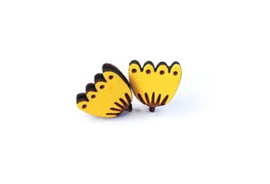 Image of Yellow Flower Earrings