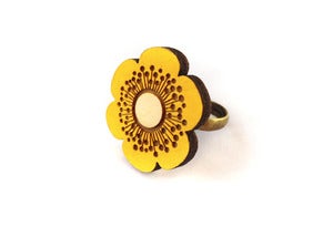 Image of Yellow Flower Ring