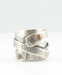 Image of Copper Rivet Leaf Twist Ring