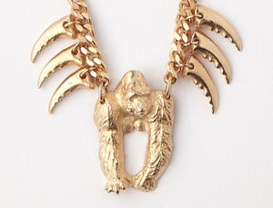 Image of  ♦ Pre-Order ♦    LONG Gorilla Necklace Pink Gold 