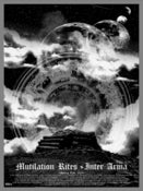 Image of Mutilation Rites / Inter Arma US tour poster 2013