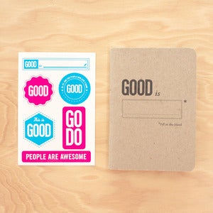Image of GOOD Scoutbook & Sticker Set 