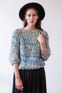 Image of kingston thick & thin merino sweater (shown in Carnival)
