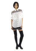 Image of wingback blouse [ moroccan print ] 