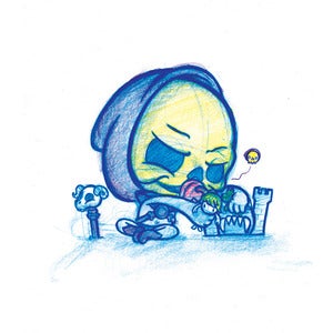 Image of Skeletor A5 Print! *FREE SHIPPING!*