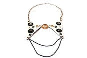 Image of B&W Triangle Peter Pan Necklace