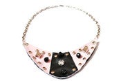 Image of Baby Pink Half Moon Necklace