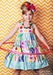 Image of Avalon Patchwork Twirly Dress