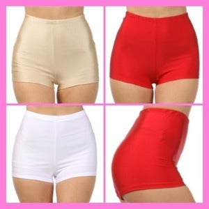 Image of HIGHWAIST SPANDEX SHORTS