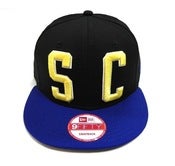 Image of SO FRESH CLOTHING "BIG BLOCK 2.0" NEW ERA SNAPBACK (BLACK/RYL)