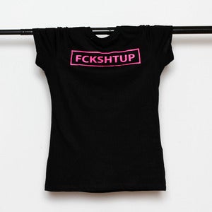 Image of Girls Wordmark (Black/Pink)