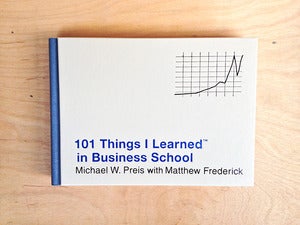 Image of 101 Things I Learned in Business School