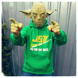 Image of “Brand Wars: Jedi” - Irish Green unisex pullover hoody