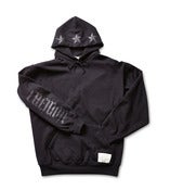 Image of BLACK ON BLACK CHEMON PULL OVER HOODY 