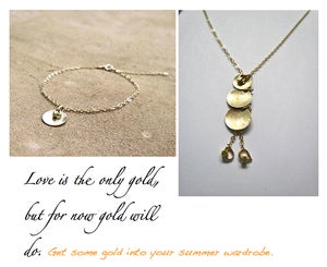 Image of Dragon Scales necklace - Dragon Heart bracelet