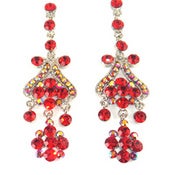 Image of Red Diva Earrings