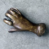 Image of bronze hand