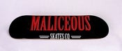 Image of Maliceous Skates co. Logo Deck  
