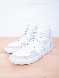 Image of Blanc and Noir - Hightop Trainers