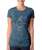 Image of JCC Adult Tees - Women's Sparkle, Men's Printed