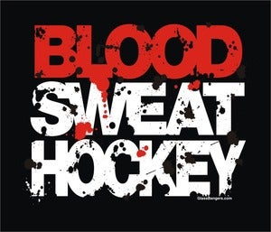 Image of Blood Sweat Hockey shirt
