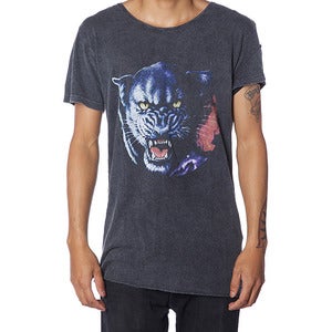 Image of PANTHER TEE | ACID BLACK