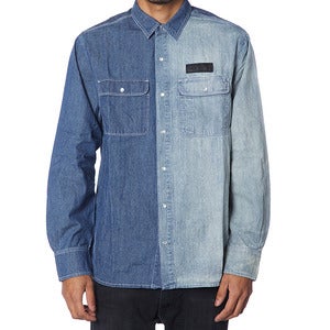 Image of TWO TONE SHIRT | DENIM 