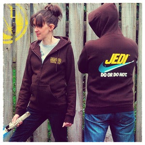 Image of “Brand Wars: Jedi” - Espresso Brown hoody