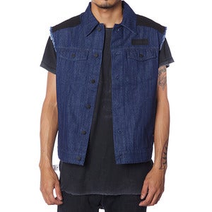 Image of CUT OFF HELL JACKET | BLUE