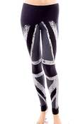 Image of Grey British Flag Leggings 