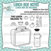 Image of Lunch Box Notes with Die (4x4) ~ Peachy